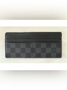Louis Vuitton damier Checkered Card Holder insert very good condition